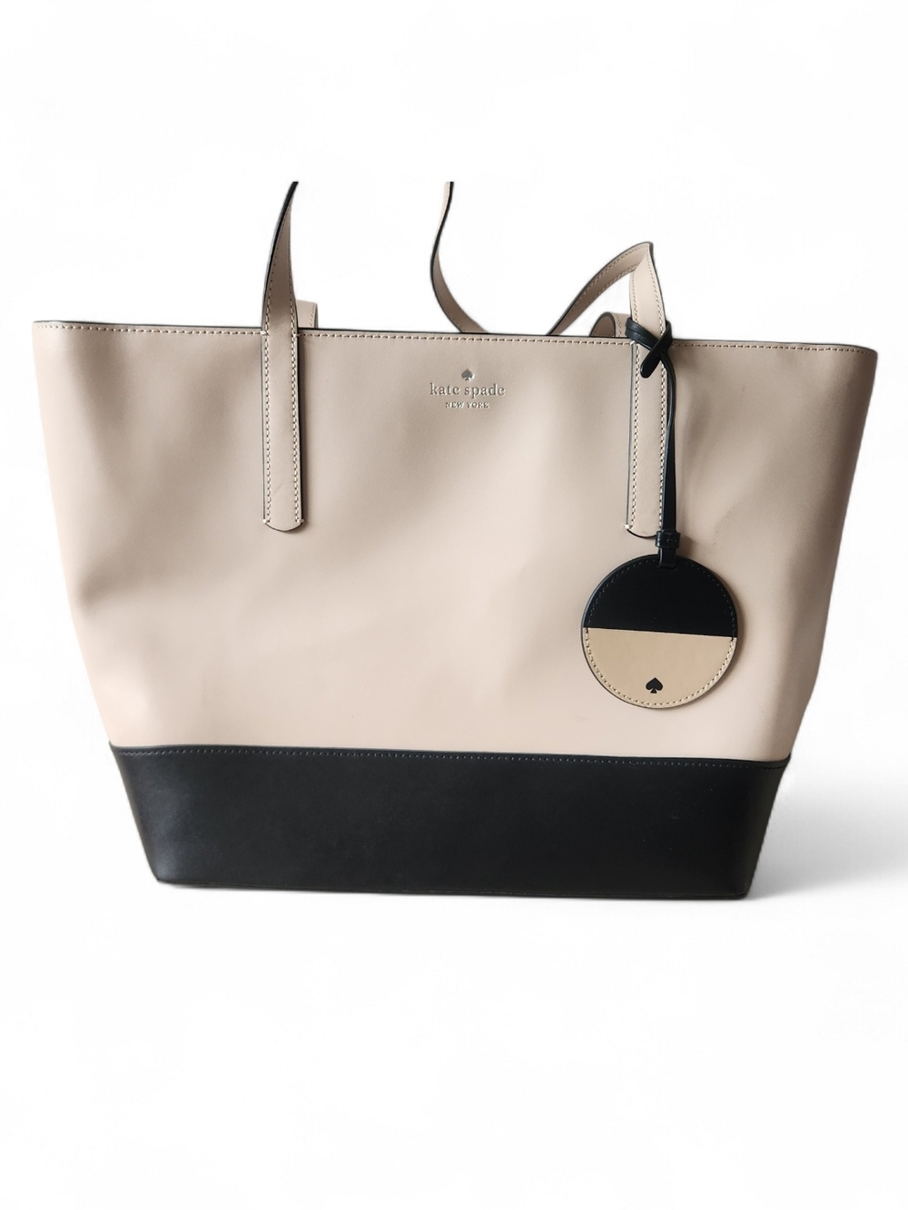kate spade Two-Tone Beige & Black Tote Bag